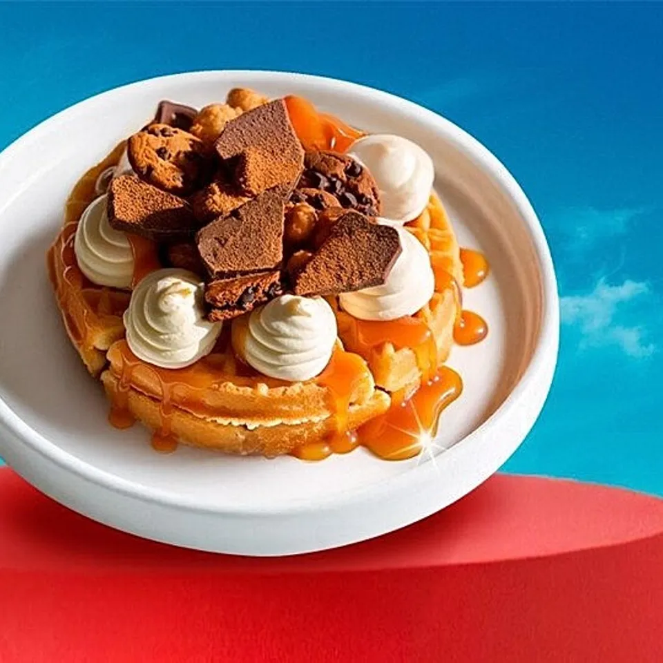 Erdnuss-Waffeln