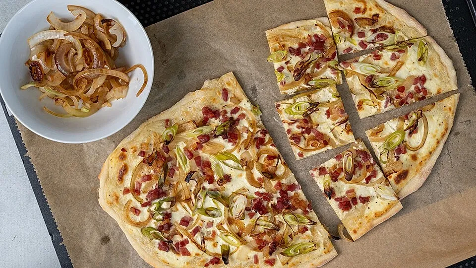 Schneller Flammkuchen
