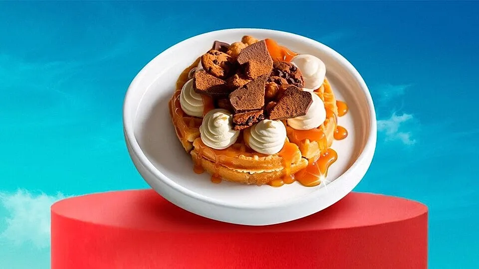 Erdnuss-Waffeln