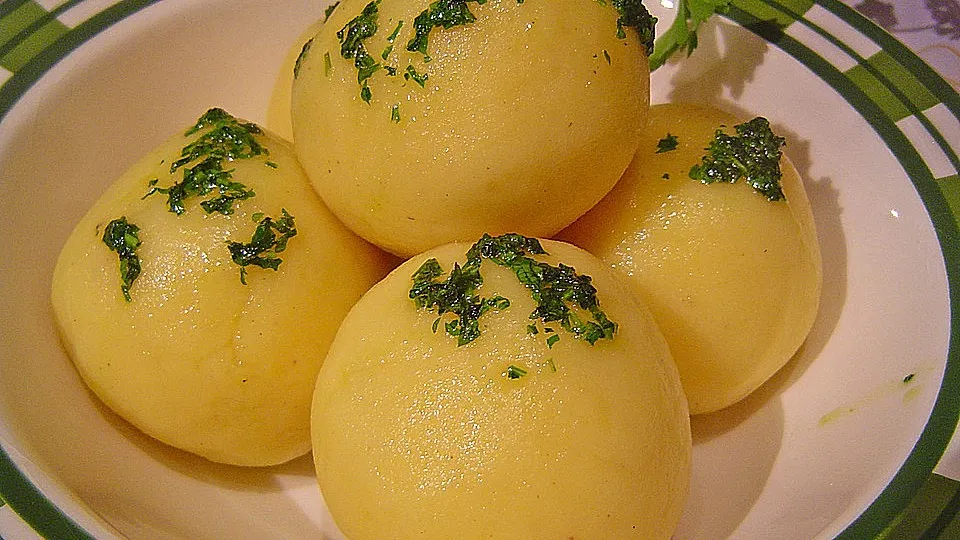 Gekochte Kartoffelknödel Spessarter Art