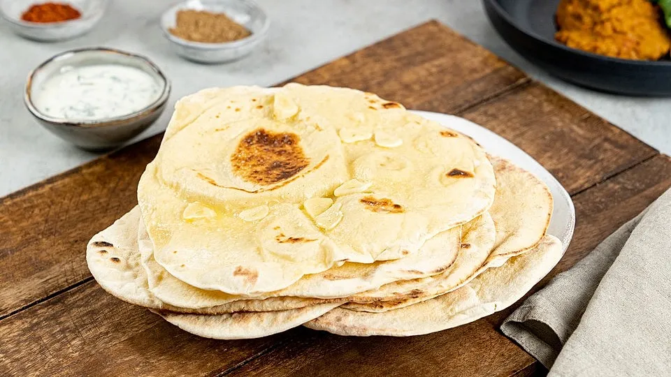 Indisches Naan-Brot
