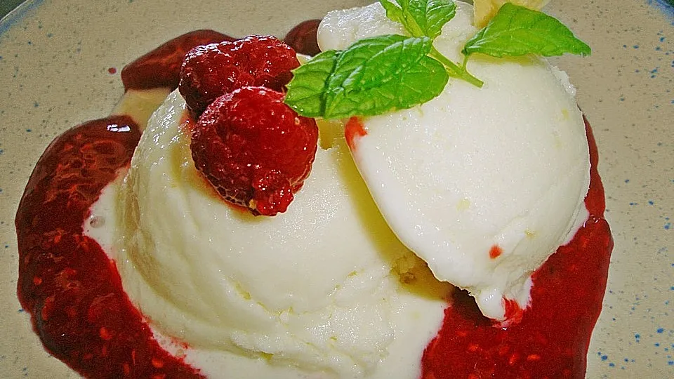 Zitronen Frozen Joghurt - Eis von Dialog