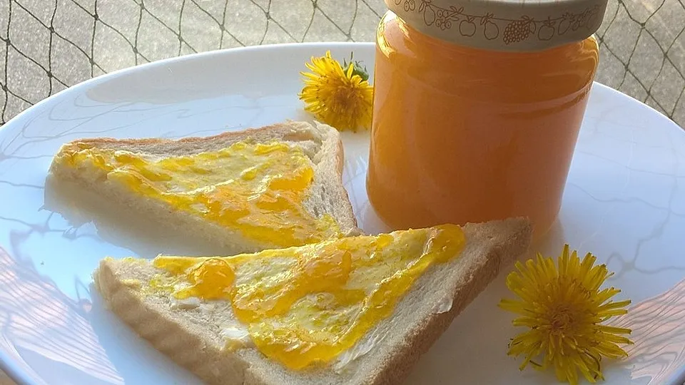 Orangen-Löwenzahn-Marmelade