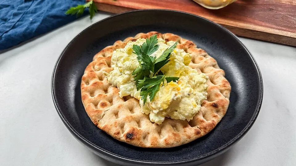 Gebackene Feta-Eier